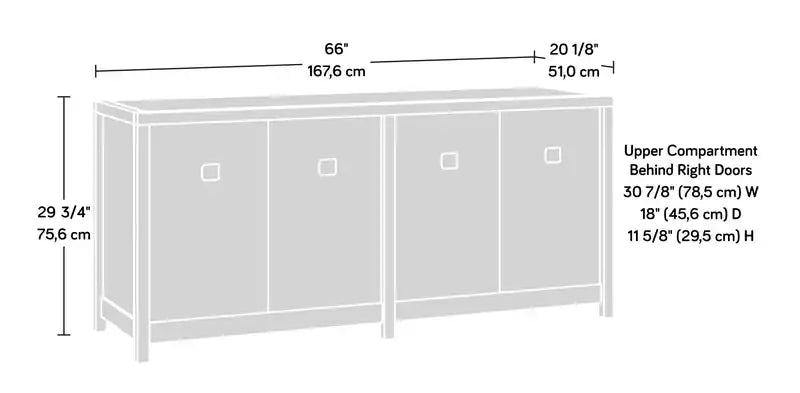 Cannery Bridge 66 Commercial Grade Office Credenza