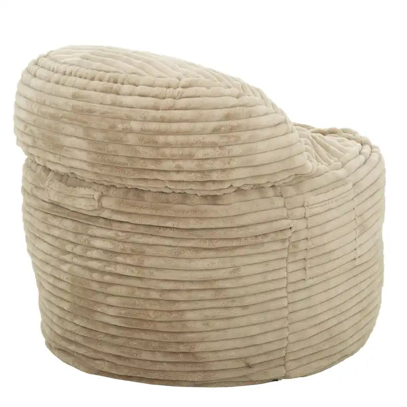 Sealy Teddy Corduroy High Density Foam Bean Bag Chair