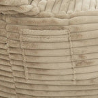 Fauteuil poire en mousse haute densité Teddy Corduroy