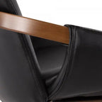 Chaise de salle à manger du milieu du siècle - Noyer/Noir