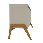 Buffet Mid-Century Modern 63.32 avec pieds en bois massif - Grège