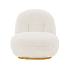 Fauteuil d'appoint moderne en chenille