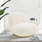 Fauteuil d'appoint moderne en chenille