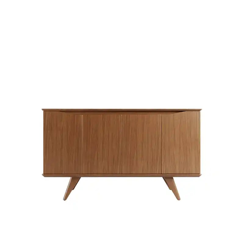 Manhattan Comfort Tudor 53.15 Sideboard with 4 Shelves - Maple Cream