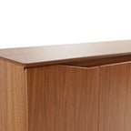 Manhattan Comfort Tudor Commode avec 4 étagères de 135 cm - Crème d'érable