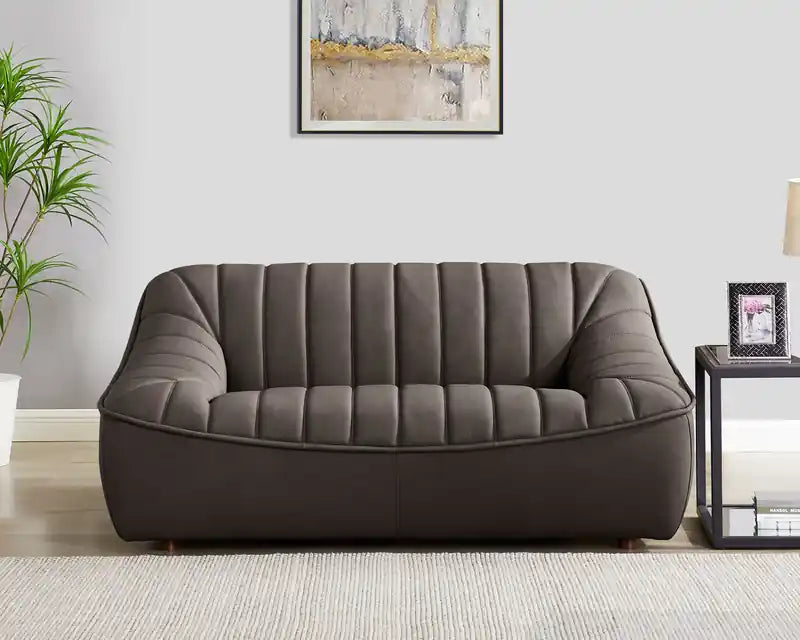 Hydeline Nest Leather Loveseat