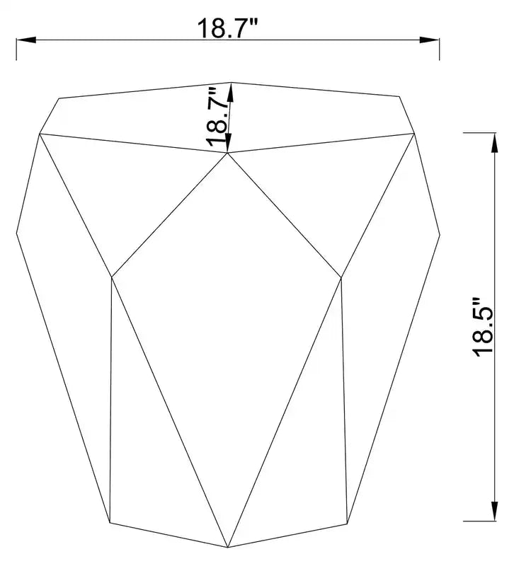 Dawson 19 Modern End Table
