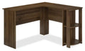 Eason 47 L-Shaped Office Desk with Shelf