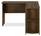 Bureau d'angle Eason 47 avec étagère