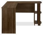 Bureau d'angle Eason 47 avec étagère