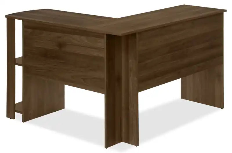 Eason 47 L-Shaped Office Desk with Shelf