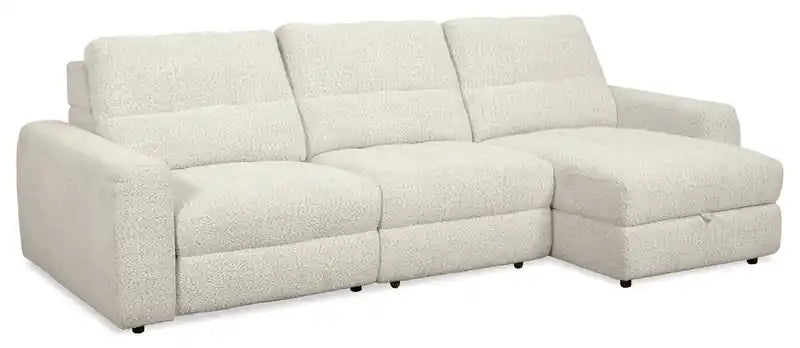 Scott Living Elevate Modular 3-Piece Right-Facing Chenille Fabric Power Reclining Sectional