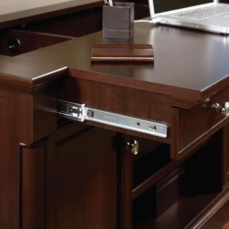 Palladia 62.05 Office Desk with Storage - Select Cherry