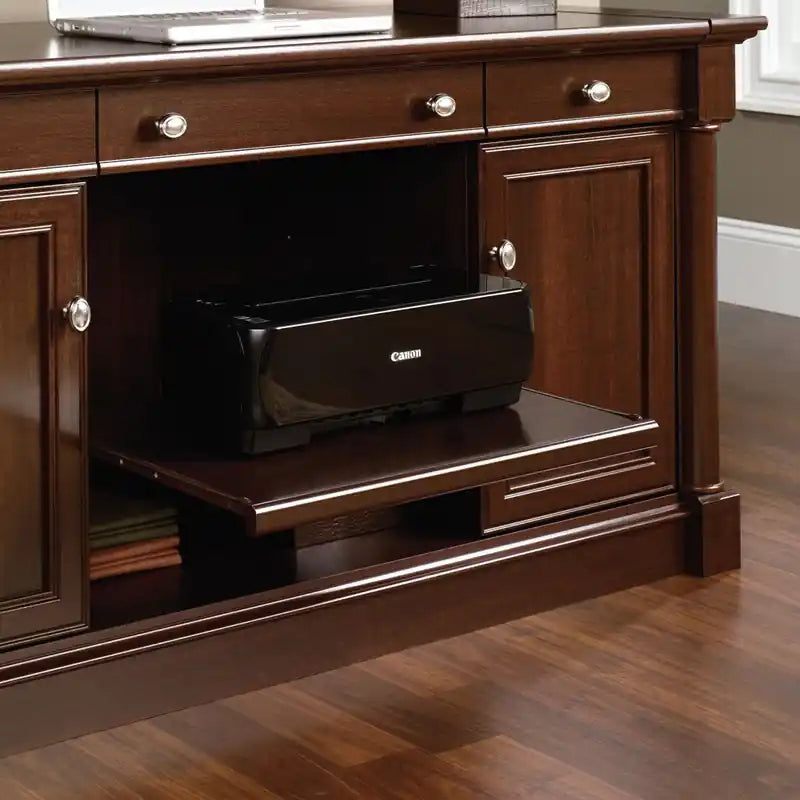 Palladia 62.05 Office Desk with Storage - Select Cherry