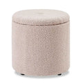 Saskatchewan 14.75 Round Fabric Storage Ottoman