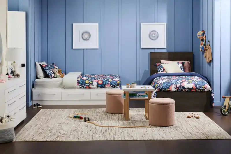 Saskatchewan 14.75 Round Fabric Storage Ottoman