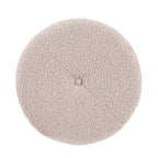 Saskatchewan Pouf de rangement rond en tissu 14,75