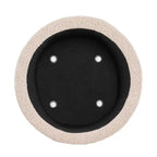 Saskatchewan Pouf de rangement rond en tissu 14,75